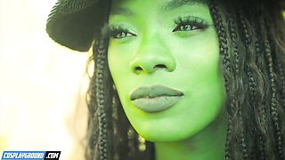 Delightful Ana and Kenna's cosplay action