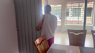 I Seduce My Ex-boyfriend's Cuckold to Shove His Big Cock up My Ass and Cum Inside Me