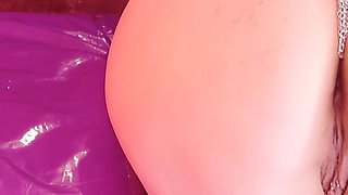 Stepmom Bride with Big Ass Seduces You, She Is Horny in Lace Stockings with Wet Pussy