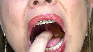Swallowing Jelly in the Shape of Penises