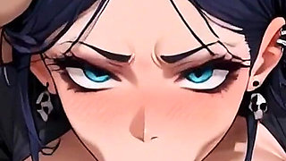Anime Ai My Ex-girlfriend Invites Me to Her House to Give Me a Deep Throat