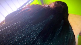 MILF Hot Big Ass Stepmom Cooking In Kitchen & i see her