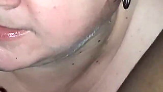 Giving BBC Amazing Sloppy Blow Job