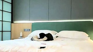 Extreme close up of Japanese teen masturbating Uncensored