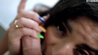 Thick stepdaughter loves a taste of his dick POV