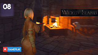EP8: Armor Bench and Firepit Cauldron - Wicked Island Stone House Upgrades