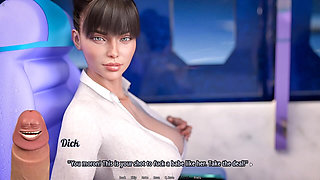 Young Guy Satisfied Horny Stewardess