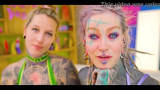 Spit-Drenched Strap-On Deepthroat Leads To Hole Penetration – Naughty German Lesbian Toy Play