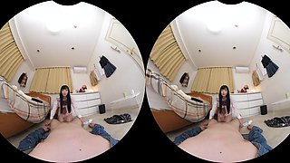 Japanese Beauty Explores Sensual Point Of View Bathroom Desire
