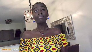 Experienced EBONY MILF Begged For ROUGH Sex... SWALLOWED CUM While Forgetting Her Life At Home