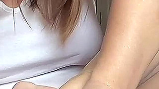 I'm Getting a Pedicure on My Beautiful and Big Feet. Hairy Armpits and Panties Sparkle.