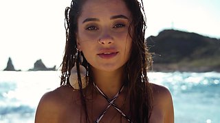 Dirty duo meets sultry siren for a wild poolside threesome