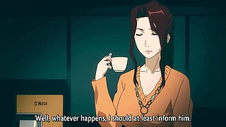 Orgasm, big boobs, anime hentai