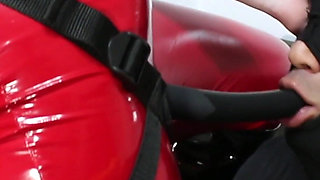 Slave Fucked with Strap on!