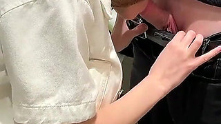Sex in the Fitting Room with a Sales Consultant!