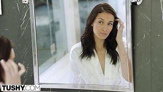 Tushy featuring Markus Dupree and Bella Rolland's reality smut