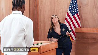 Brazzers - hot milf Alexis Fawx puts her fucking partner on trial & gets assfuck justice in the courtroom