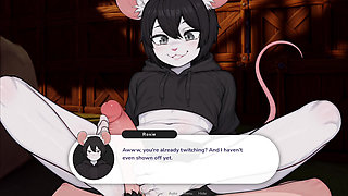 Mouse Girl Give the best Foot Job