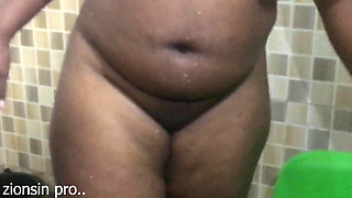 Fucking Ebony African Big Ass in the Bathroom