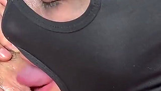 Mistress Pisses in Her Slave's Mouth and Makes Him Lick Her Pussy, Ass and Feet
