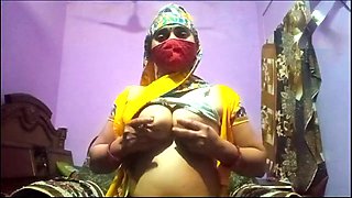 Muslim hijab, big natural tits, women massage