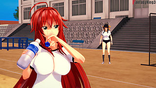 Rias Gremory Seduces me and invite me to fuck in the gym - DXD NTR Madness Series