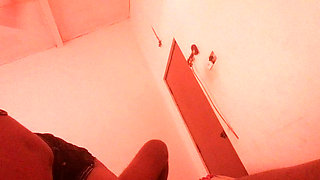 Father in Law's Gigantic Dick Hangs Out Under His Sarom for Step Daughter