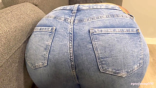 Monster farts in jeans