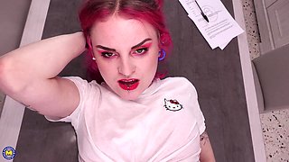 Kinky Tutoring With Teacher Jenny White And Student Trixy Kitty