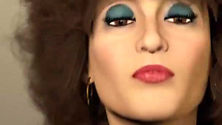 Marilyn gets sprayed on her face