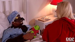 Wolf's Prey: Voluptuous Cosplay Fantasy with Angel Wicky and Her Big Tits