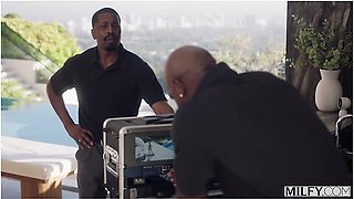 Sexy French Milf Anissa Kate Drains Studs Cock At The Spa