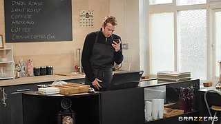 Caramel Cockiato Part 2: Sneaky Coffeeshop Sex with Barbie Sins and Danny D