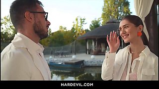 Jadilica Crashes Lorenzo Viota and Francis Xs Hardcore Anal Threesome