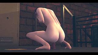 Hentai Uncensored 3D - Shoko Masturbation and Footjob - Japanese Asian Manga Anime Film Game Porn