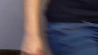 Lucy, Hot Brunette, Getting Banged by Two Cocks