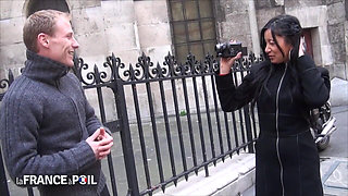 Hot Parisian Brunette Makes Home Sex Tape