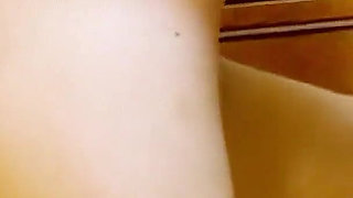 Fitness trainer fucks skinny teen Gabrielle in the kitchen anal