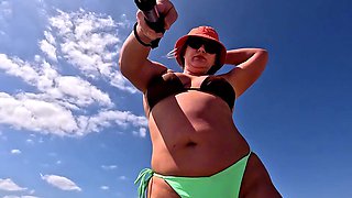 Beach, outdoor, milf beach
