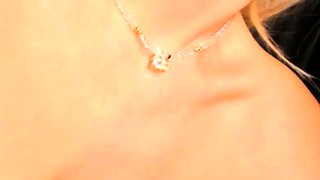 Big Boobed Blonde Masturbates With A Dildo In The Bathroom