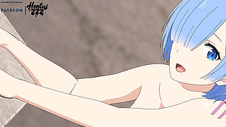 Rem POV Creampie Uncensored Re Zero Hentai Animation Blowjob Doggystyle