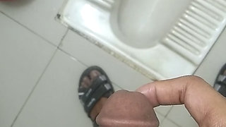 I went to the office bathroom and beat myself up