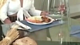Insatiable Coed Kelly Drains Two Throbbing Cocks