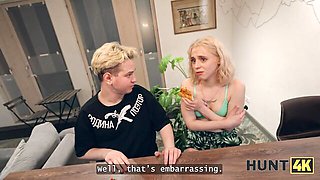 Tight pussy movie with beauteous Molly Cute from Hunt4k