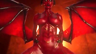 Oc Succubus in an Orgasmic Cowgirl