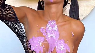 Tita Sahara Creamy Food Play And Dildo Fuck Onlyfans Video