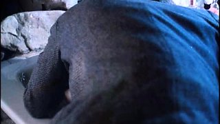 Bald dude fucks sweet brunette hardcore after hot blowjob