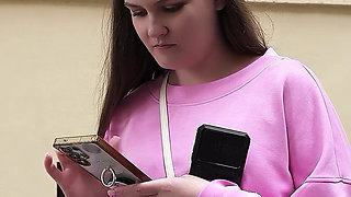 German Scout - Natural Polish Girl Iamkate with Big Ass Pick up for Casting Fuck