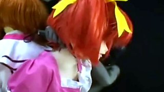 Hot 3D redhead licking a pussy while getting fucked