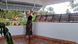 German Amateur Couple - Blonde Mature Foot Fetish & Pussy Eating